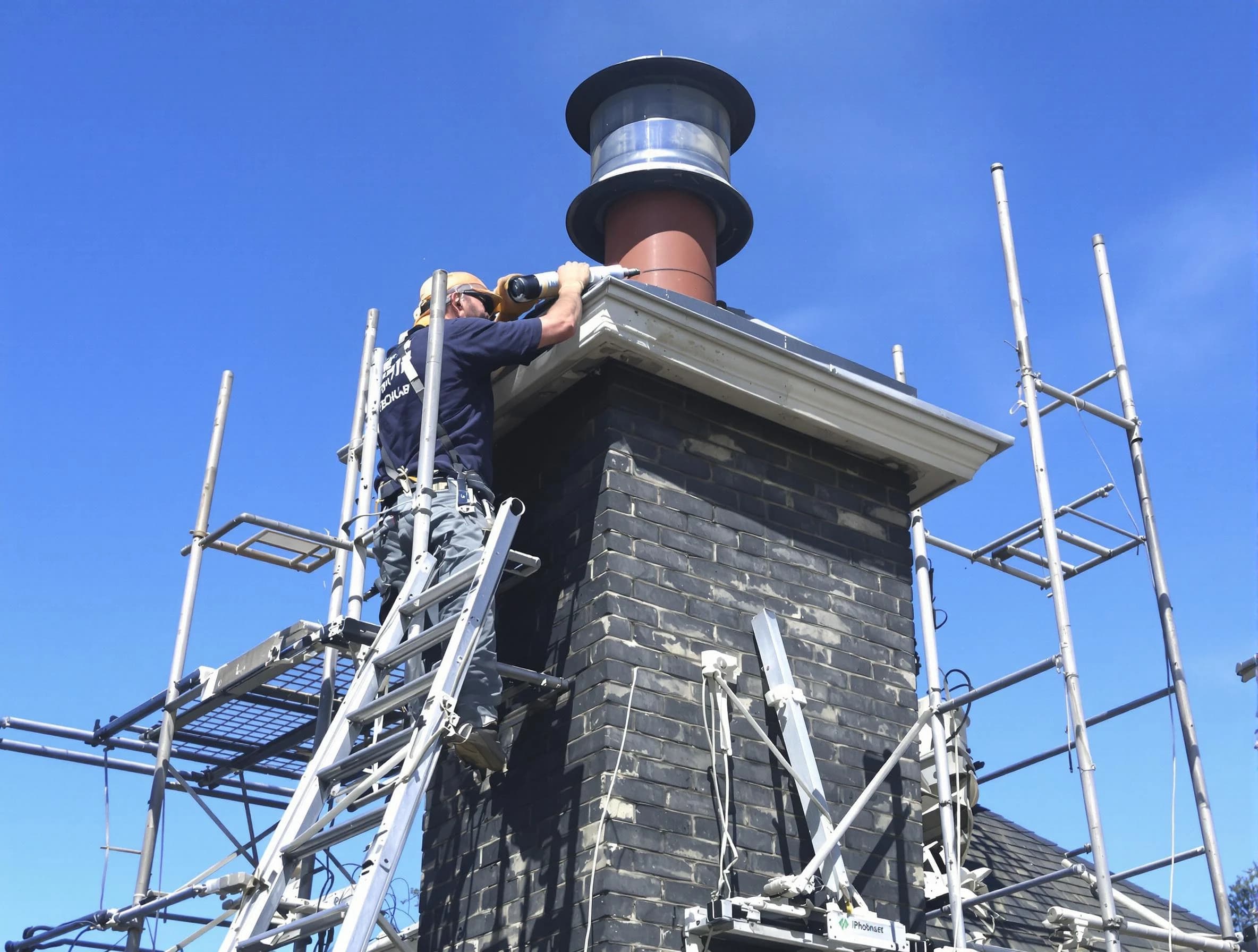Sturdy chimney crown finished by Louisville Chimney Sweep in Louisville, CO