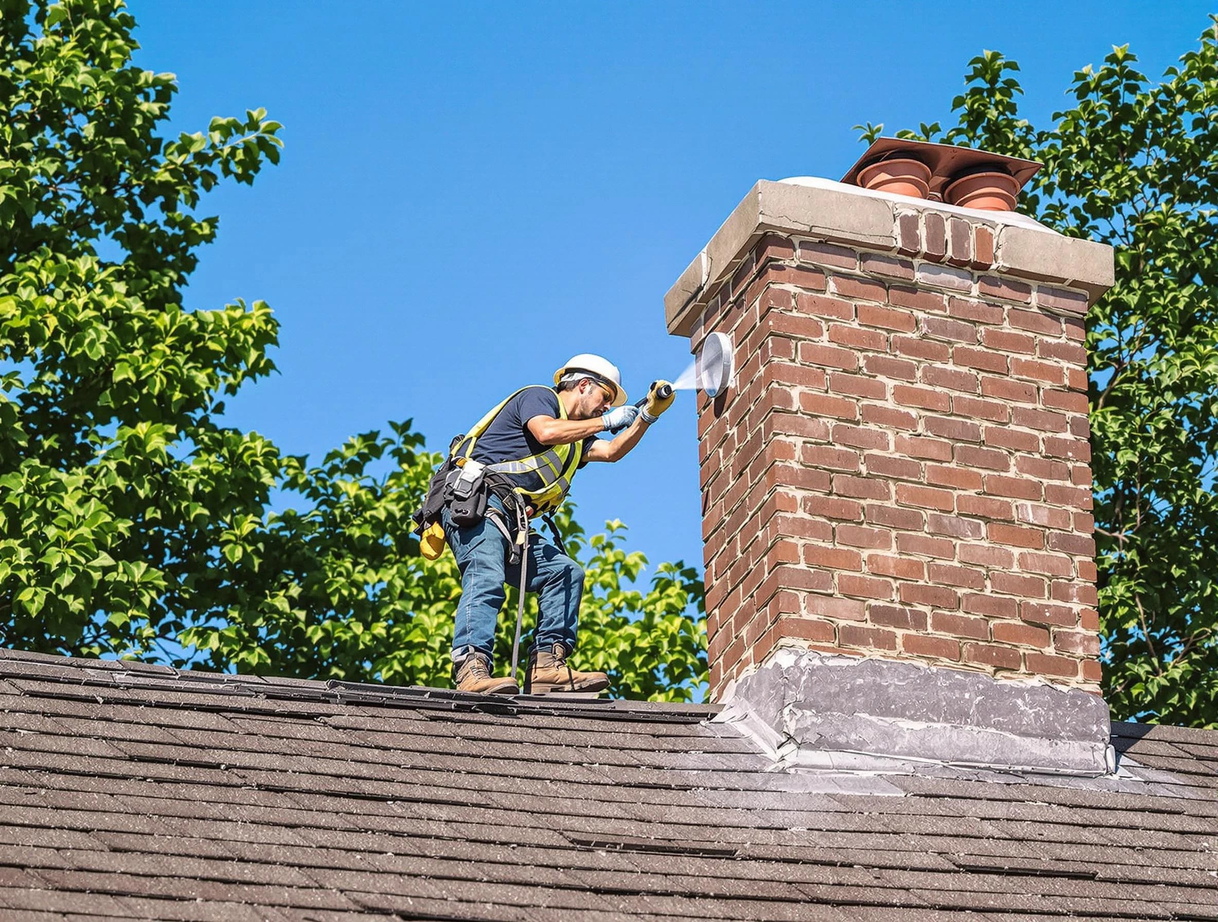 Louisville Chimney Sweep performing an inspection with advanced tools in Louisville, CO