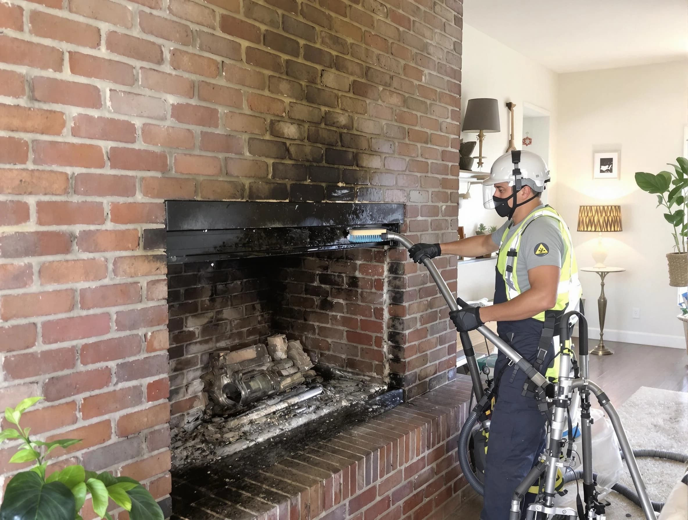Louisville Chimney Sweep providing fireplace cleaning services in Louisville, CO