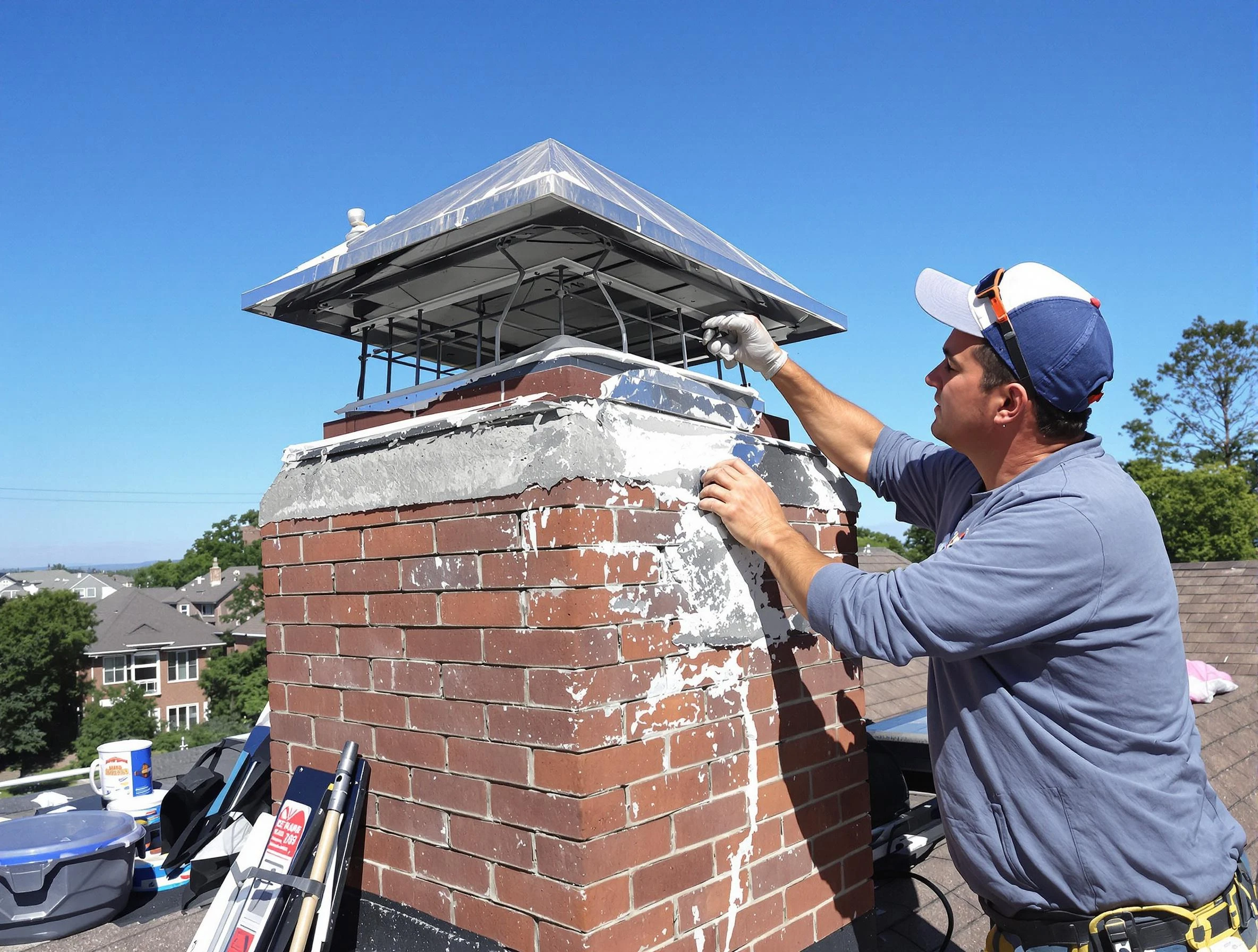 Chimney Crown Services service in Louisville, CO