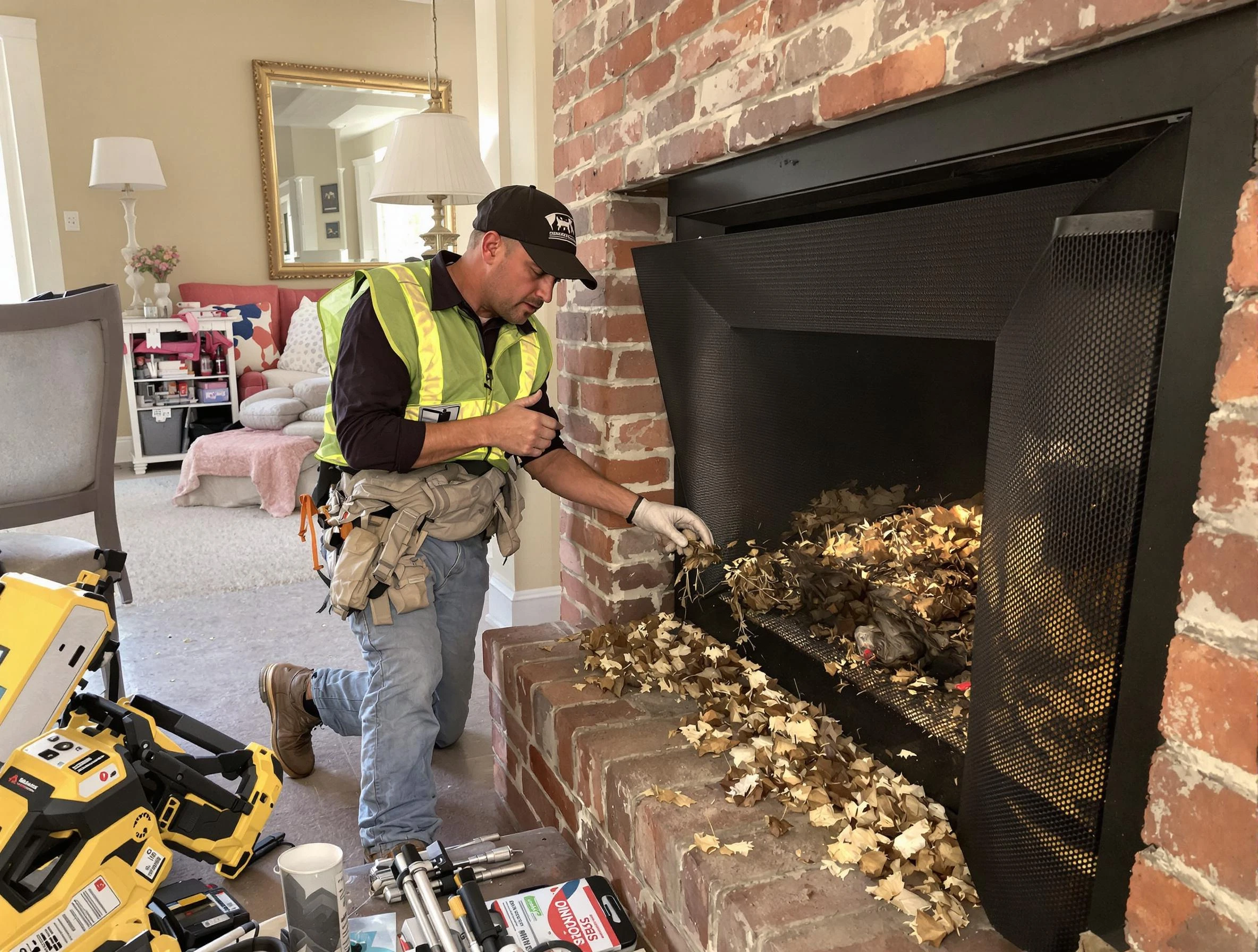 Safe screening installation by Louisville Chimney Sweep in Louisville, CO