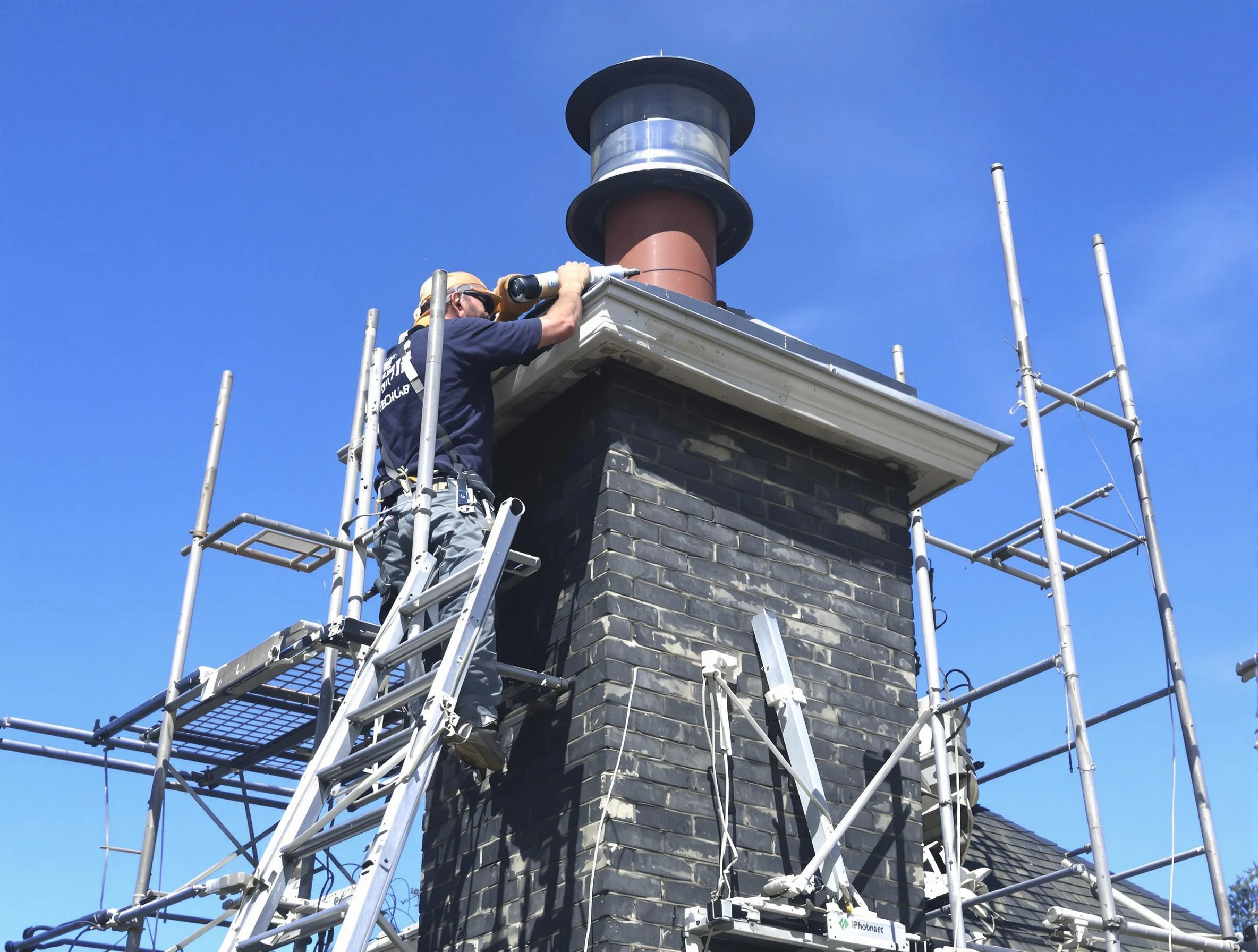 Sturdy chimney crown finished by Louisville Chimney Sweep in Louisville, CO