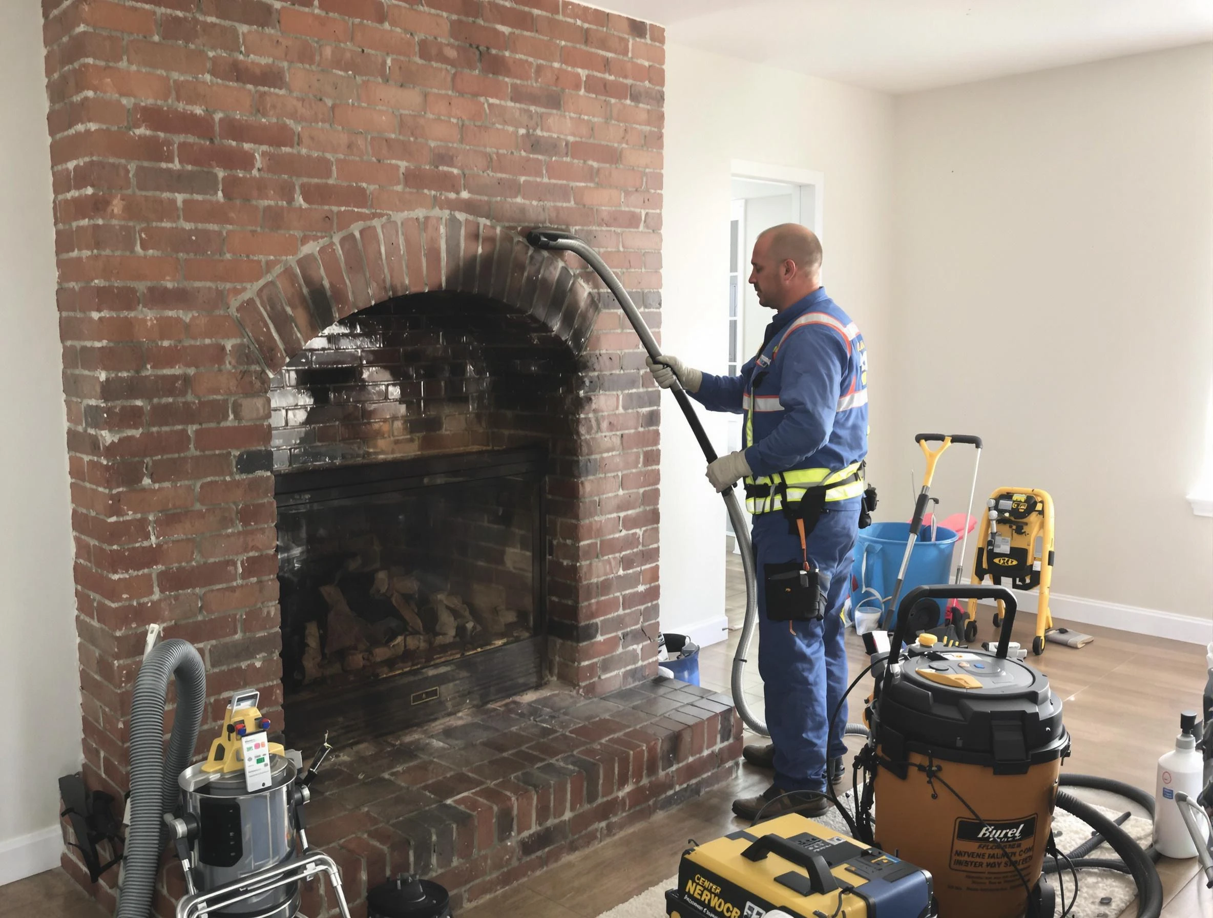 Louisville Chimney Sweep expert performing detailed chimney sweep in Louisville, CO
